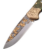 Altın Gravürlü N690 Böhler Çakı - Görsel 3